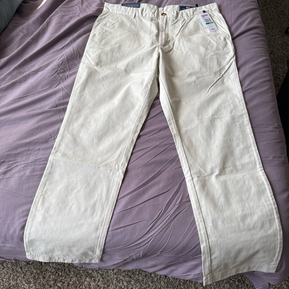 Vineyard Vines Men's Off-White Chinos